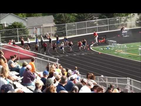 Video of STREETER Breaks School Record in the 100 M and MRC RECORD