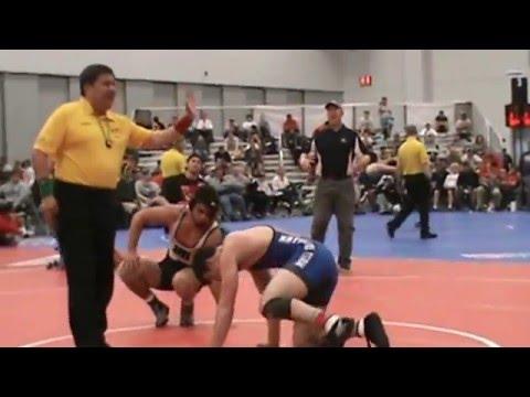 Video of NHSCA Jr Nationals 182 lb Finals John Borst vs Chasen Blair, CA