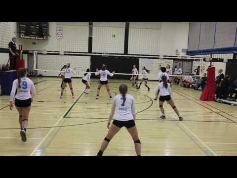 Video of #9 6'2 2017 Middle, Jan.14 tournament finished first in top bracket, ranked #1 in Ontario, Canada