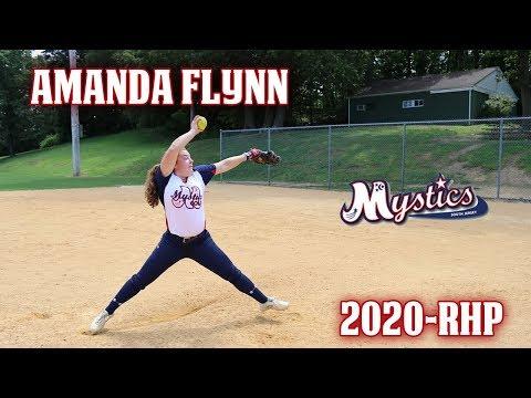 Video of Amanda Flynn 2020 RHP Pitching and Hitting Video