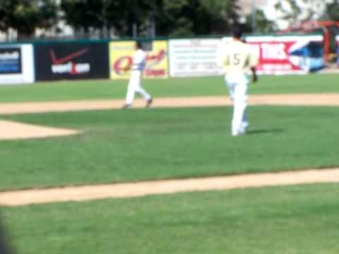 Video of DJ hits double at Top Prospects Showcase