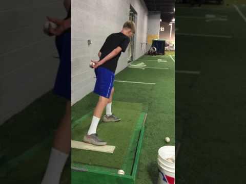 Video of Isaac Twit pitching June 2017 