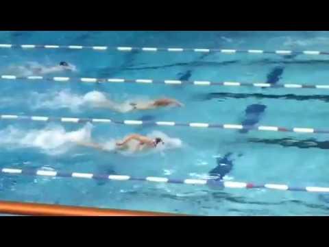 Video of Andrew Wible 100 Free 1/27/17