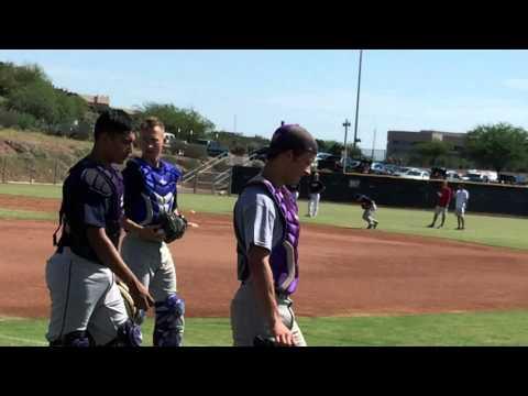 Video of Aaron Acevedo - Infield Work @ Tempe Stadium in Tempe, Arizona, Ca. - 2015