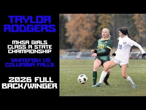 Video of Taylor Rodgers MHSA State Championship
