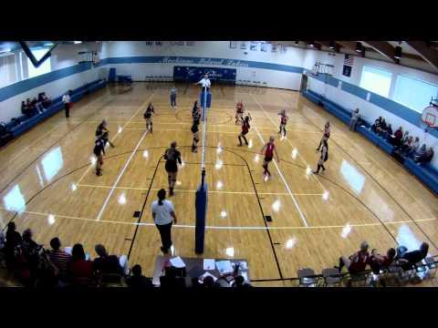 Video of Anna Vorderbrueggen #15 Black Jersey 100414 Mackinaw Isle Tourney Final