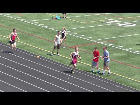 Video of NH Div II State Meet 4X800m ~ Coe Brown (red) ~ Zach is last leg