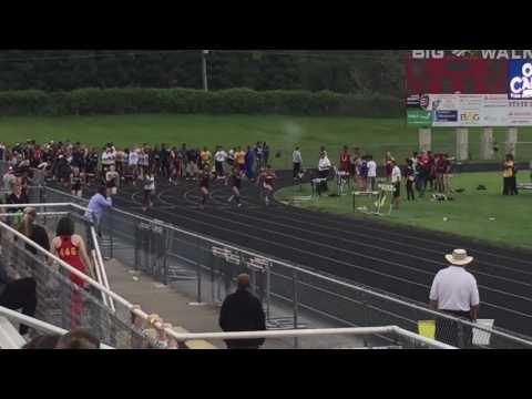 Video of Mika 100M lane 4 Conf Prelims