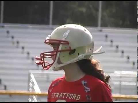 Video of Football 2014: Stratford defensive back Genesis Torres is a girl among boys