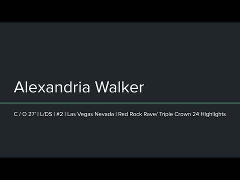 Video of Alexandria Walker L/DS (CLUB HIGHLIGHTS)