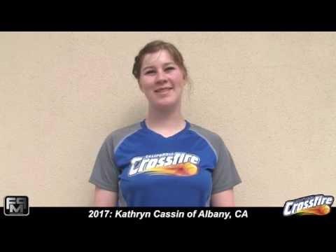 Video of Kathryn Cassin- 2017- 5'8" 1B/OF