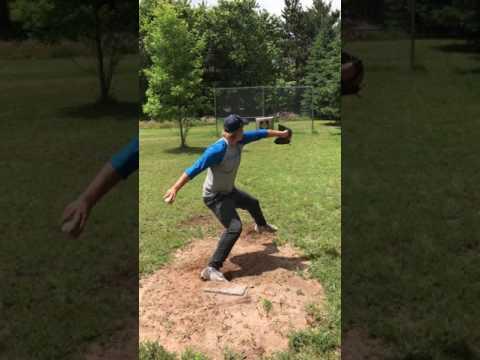 Video of Grant Hill Working With Pitching Coach Corey Opper 