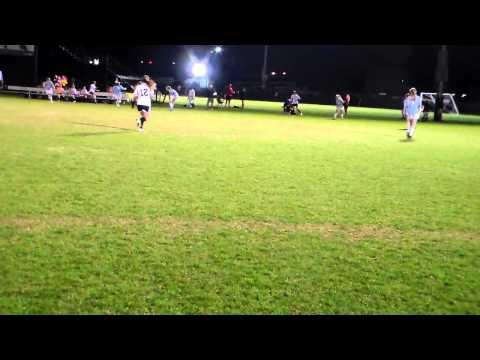 Video of One touch in front of goal; Nice save by goalie!