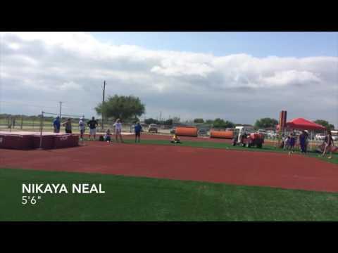 Video of Nikaya Neal High Jump 5'6"