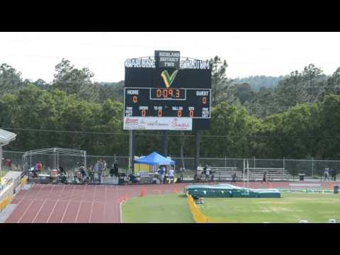 Video of 200m State Qualifiers(22.26)(Lane 3)