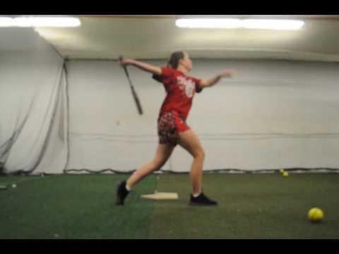 Video of Taylor Jording soft toss back view