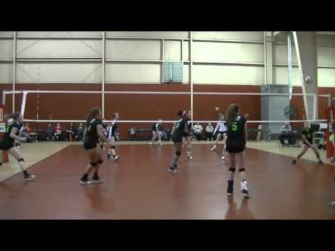 Video of Kaylie Dengel #9 black Bellevue Volleyball Club