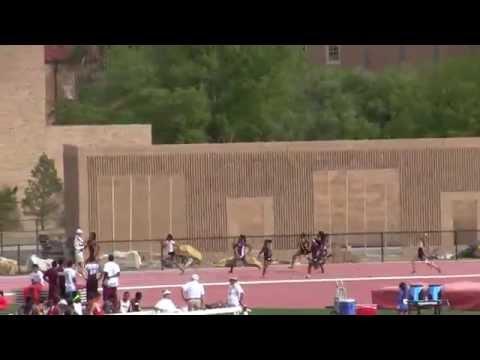 Video of 2014 200M UIL Region 1 Prelims 2nd place 24.9