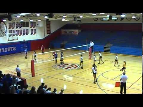 Video of Cowan vs Union County (libero yellow shirt) first match