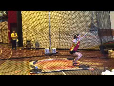 Video of Anna Vrancken Indoor Shot Put 2016 