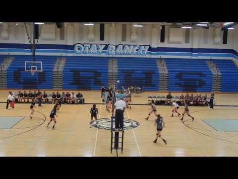 Video of Sheaylin (#16) setting her favorite High School Middle - from Allie Saeger 2016 High School highlight video