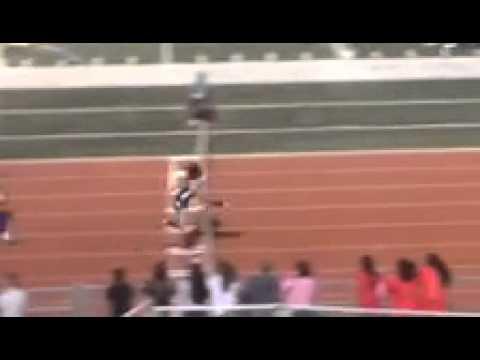 Video of Steele HS Track Meet 2/2014/ 100 hurdle 15.65