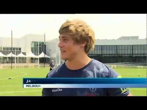 Video of Kate Cunningham rugby interview on National television  