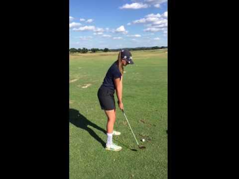 Video of MGD Golf Swing - behind view (2016)