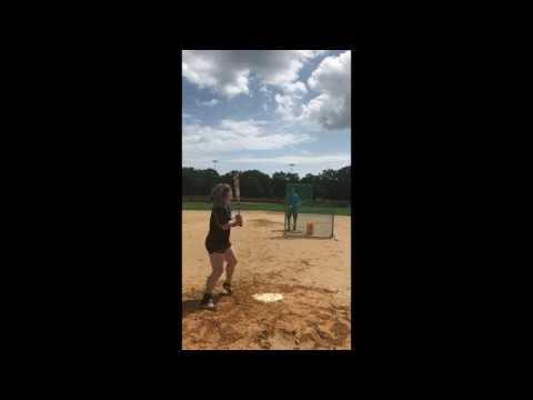 Video of Kailee Howard Hitting Front Toss