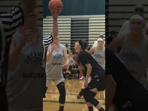 Video of Paige Collins summer league highlights jersey #9 with headband