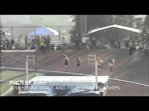 Video of Phoebe Kirk 2014 HHSAA 800m 