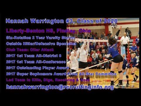 Video of Hannah Warrington #3 - 2017 Liberty-Benton HS Highlights 