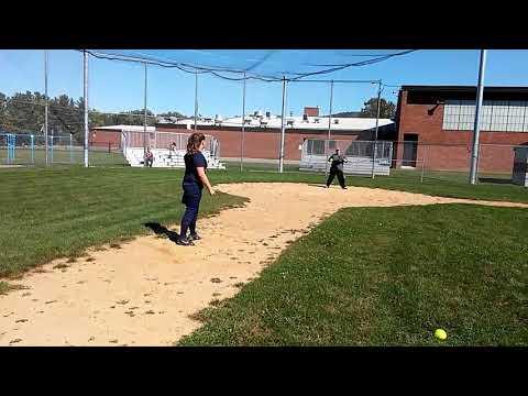 Video of Bella Gaskins screw ball