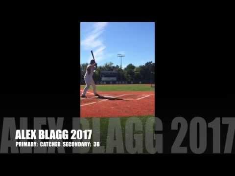 Video of Alex Blagg 2017 catcher SKILLS