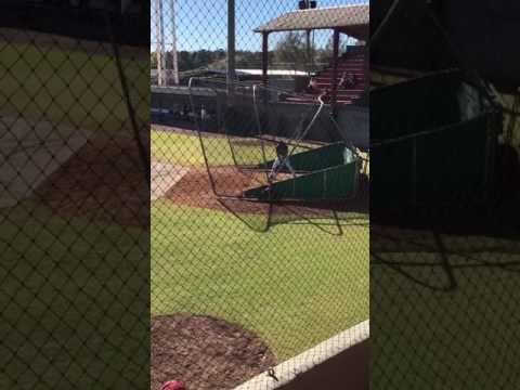 Video of TJ Thomas Batting Practice Video 2