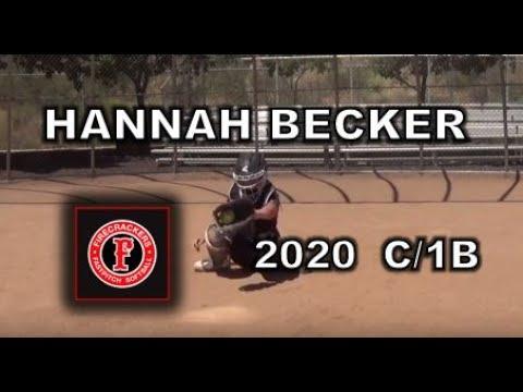 Video of Hannah Becker 2020 Catcher