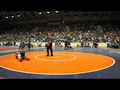 Video of Hunter Kelley vs. Chis Harvey 120lb GA state championship