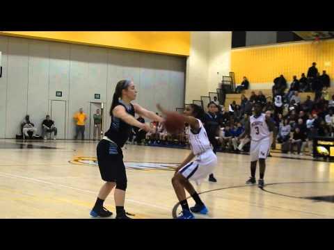 Video of Folks steal & basket South River/Old MIll girls basketball OT Anne Arundel County finals 2/21/14