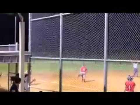 Video of Callie Jourdan (2018) Hitting a ground rule double at the ASA Hall of Fame National Qualifier in College Station, Texas 