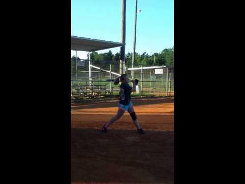 Video of Amber batting practice