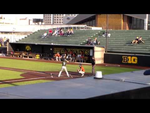 Video of Infield single with home to first view