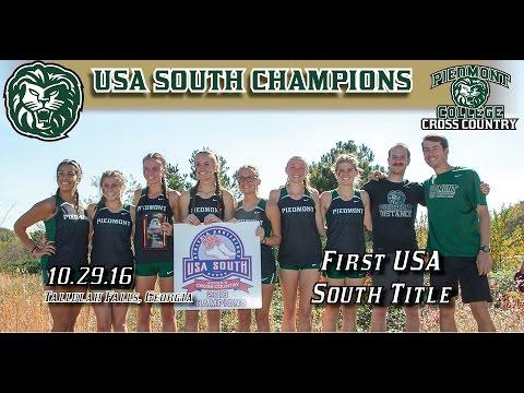 Video of Piedmont Wins First USA South Women's Cross Country Championship