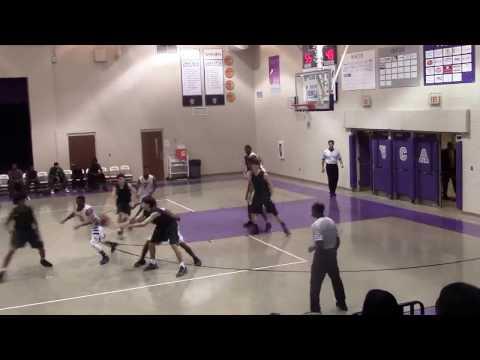 Video of Joshua Haymer Village Christian #22 White Uniform