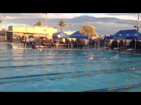 Video of Madison - heat winner -lane 4- 100y back Basha HS