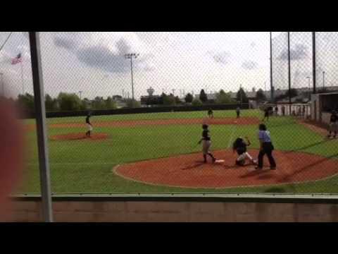 Video of Pitching and striking out batter