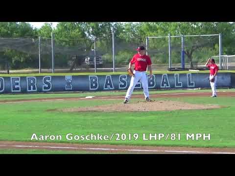 Video of Aaron Goschke - 2019 LHP - Texas A&M-CC 