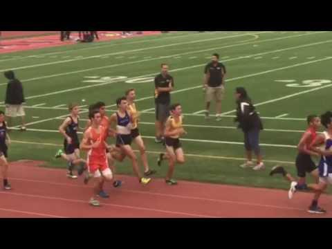 Video of Dylan Shubert 3200m Freshman Yr. Grossmont Conference Finals-2nd Place