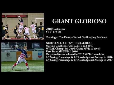 Video of Grant Glorioso Goalkeeping Highlights 2-Air/Ground Control And Distribution