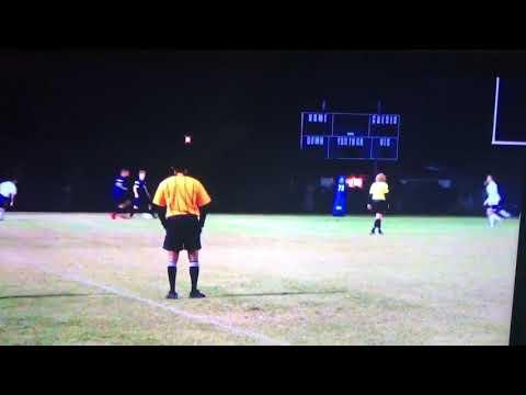 Video of 2 nice strikes in varsity soccer