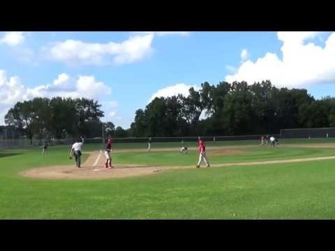 Video of Jack Boehm dives and makes double play from mound - 2015 Legion District Tournament Championship Game